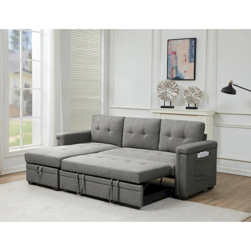 Storage Convertible Reversible Sectional Sofa