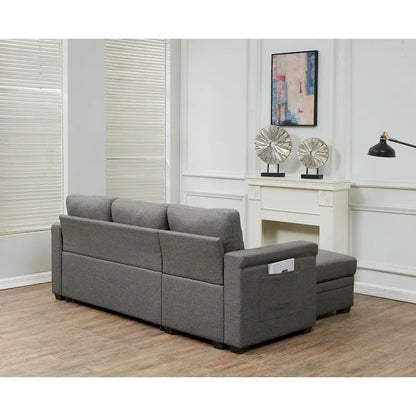 Storage Convertible Reversible Sectional Sofa