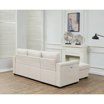 Storage Convertible Reversible Sectional Sofa