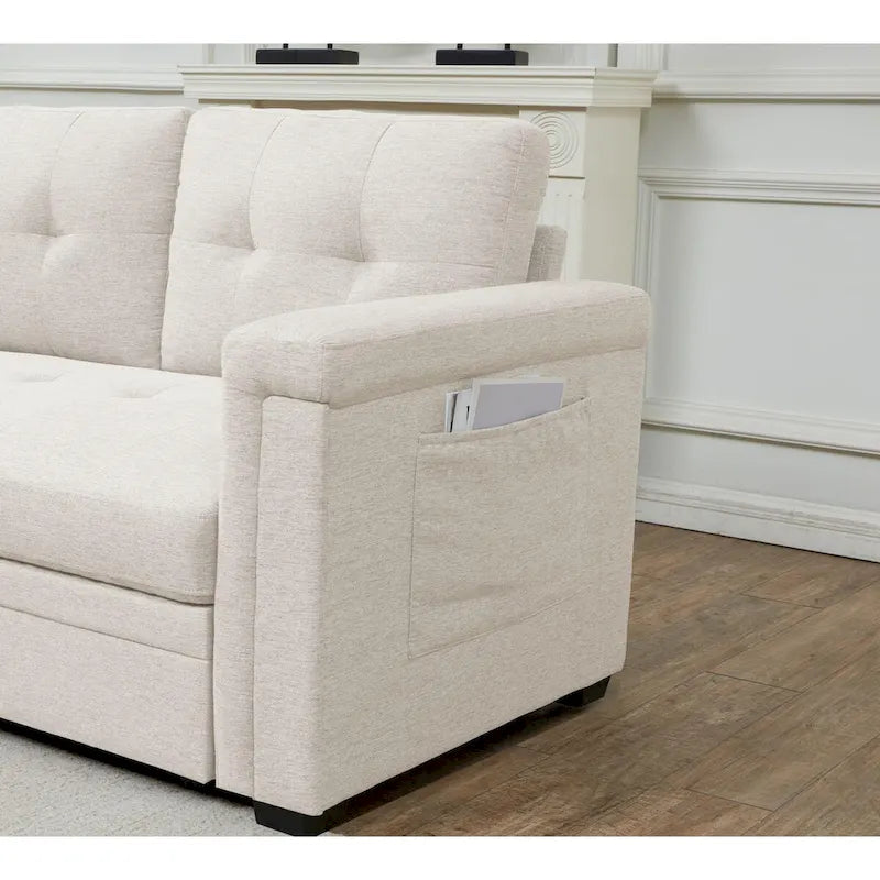 Storage Convertible Reversible Sectional Sofa