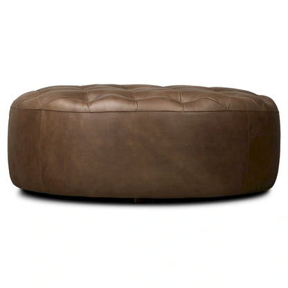 Poly & Bark Ascot Ottoman - Full Grain Genuine Italian Leather