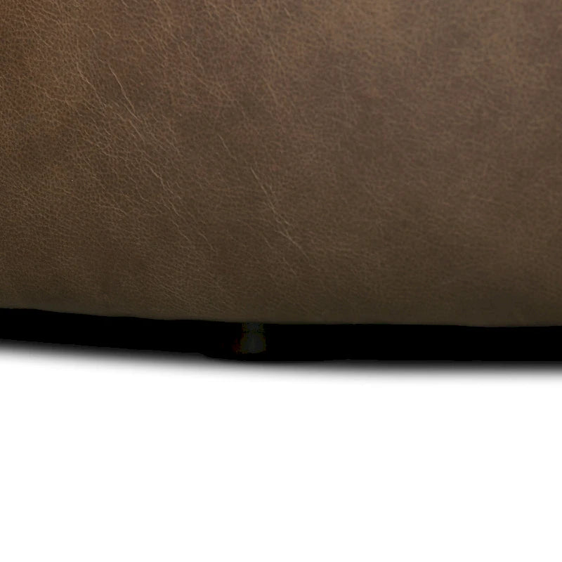 Poly & Bark Ascot Ottoman - Full Grain Genuine Italian Leather