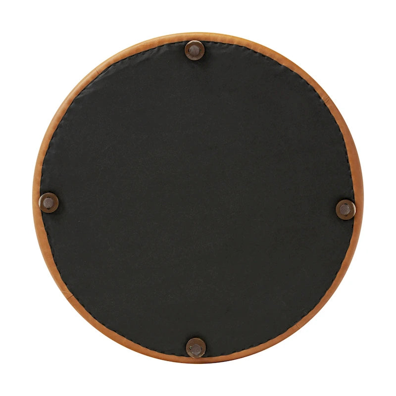 Poly & Bark Ascot Ottoman - Full Grain Genuine Italian Leather