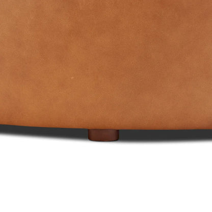 Poly & Bark Ascot Ottoman - Full Grain Genuine Italian Leather