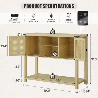 39Wide Console Table