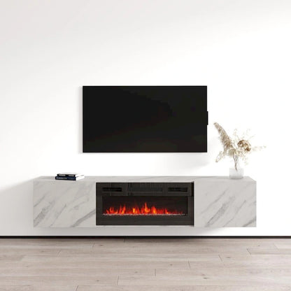 Baja BL-EF Floating Fireplace TV Stand