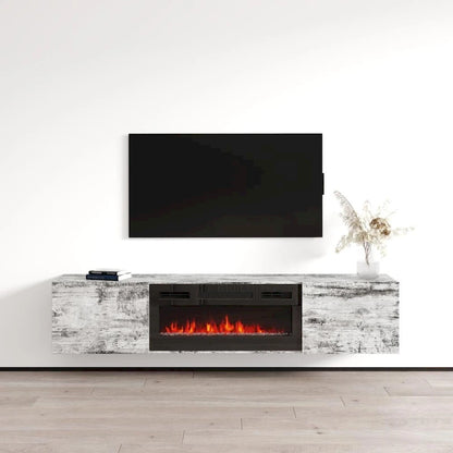 Baja BL-EF Floating Fireplace TV Stand