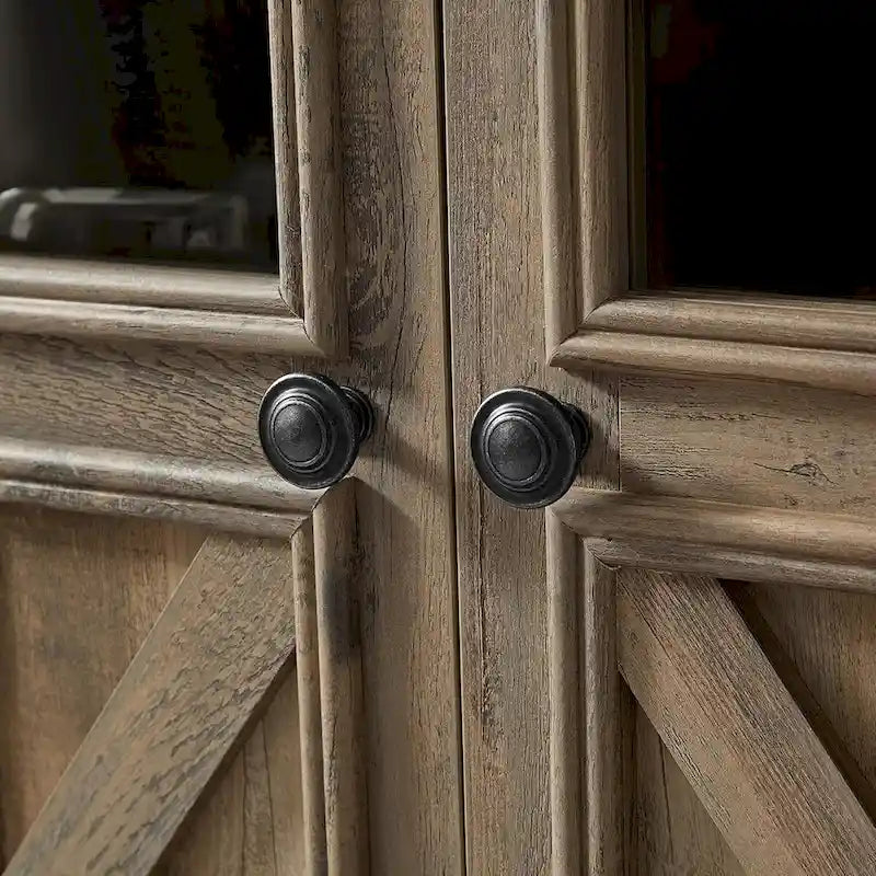 Roomfitters 3 Doors Cabinet Large Buffet Sideboard Cabinet, Bar Wine Cabinet, Buffet Cabinet Table Coffee Bar Wine Bar