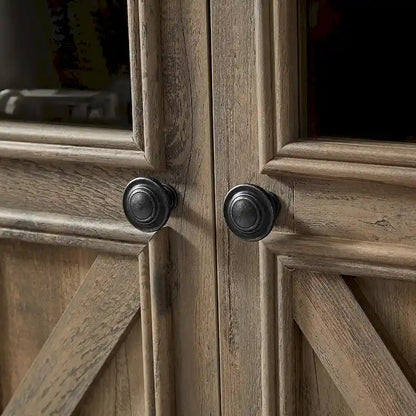 Roomfitters 3 Doors Cabinet Large Buffet Sideboard Cabinet, Bar Wine Cabinet, Buffet Cabinet Table Coffee Bar Wine Bar