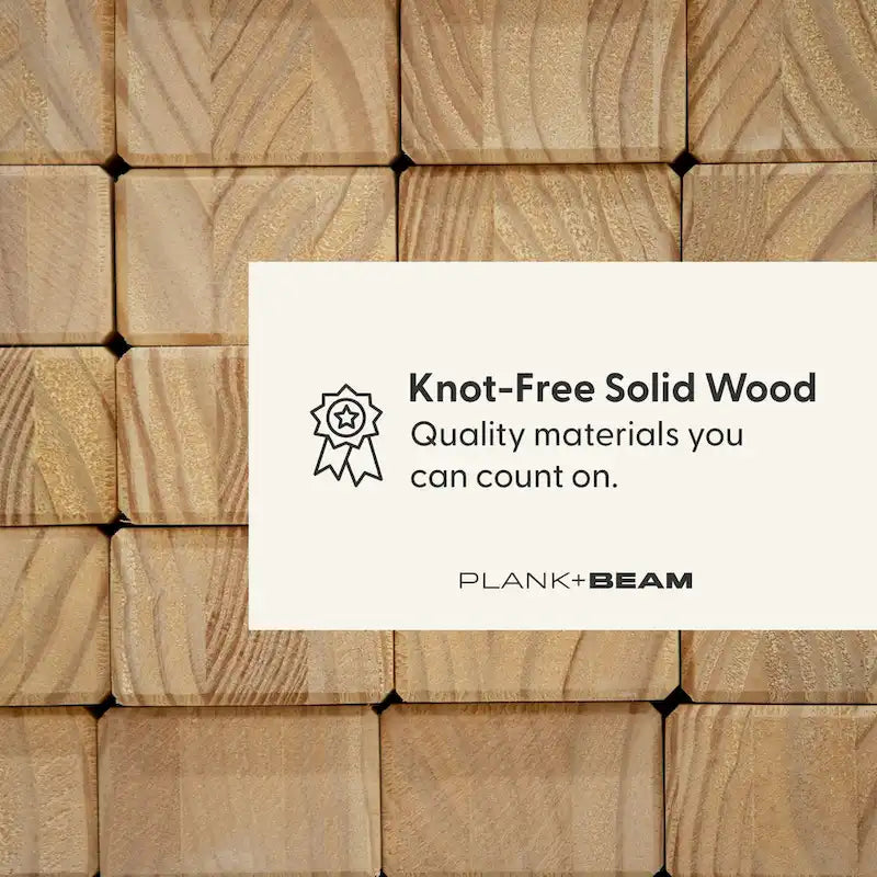 Plank and Beam Contour Solid Wood Round Dining Table - 47