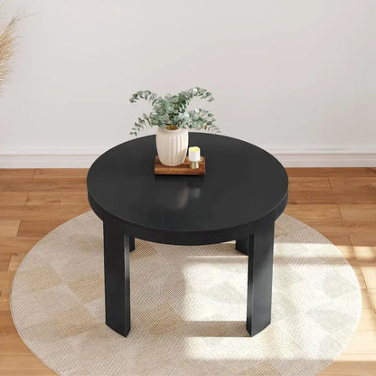 Plank and Beam Contour Solid Wood Round Dining Table - 47