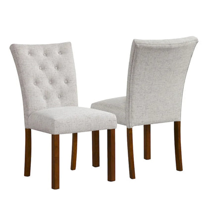 HomePop Tufted Back Parsons Dining Chair - Set of 2