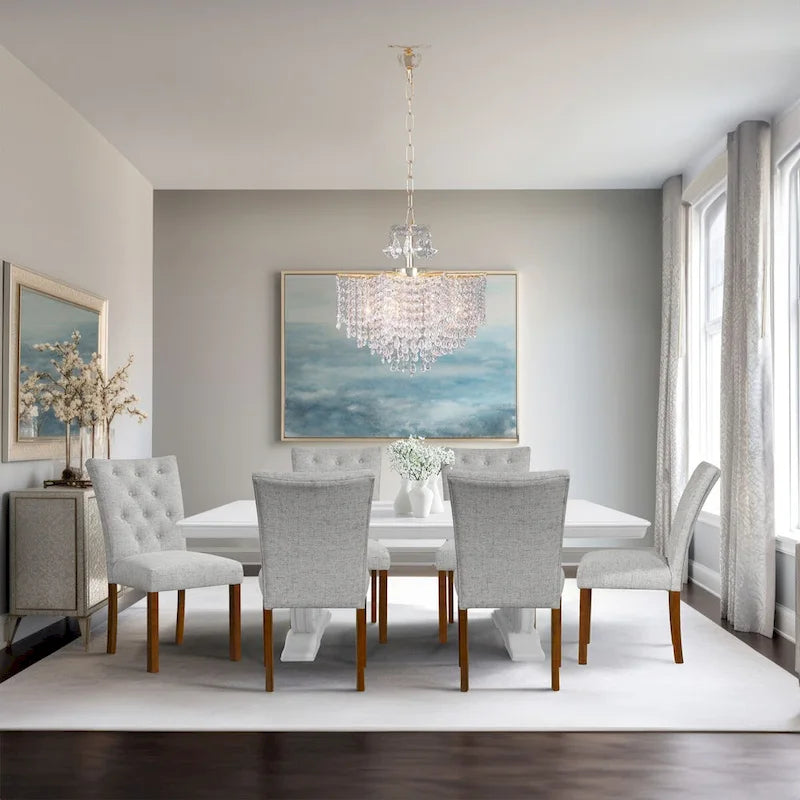 HomePop Tufted Back Parsons Dining Chair - Set of 2