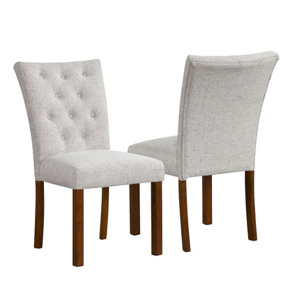 HomePop Tufted Back Parsons Dining Chair - Set of 2