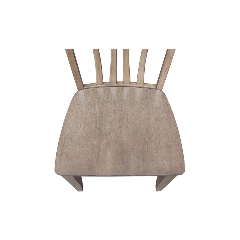 Soma Solid Wood Fanback Chairs Set of 2