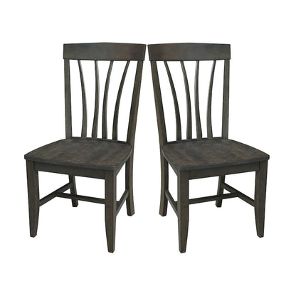 Soma Solid Wood Fanback Chairs Set of 2