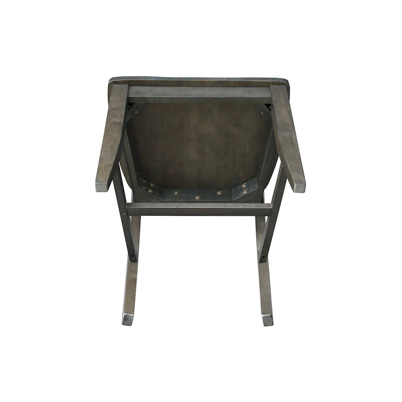 Soma Solid Wood Fanback Chairs Set of 2