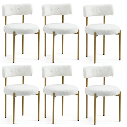 AVAWING Dining Chairs Mid-Century Modern Kitchen Chairs Set of 6