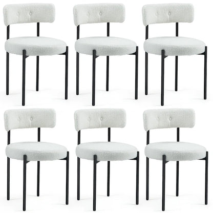 AVAWING Dining Chairs Mid-Century Modern Kitchen Chairs Set of 6