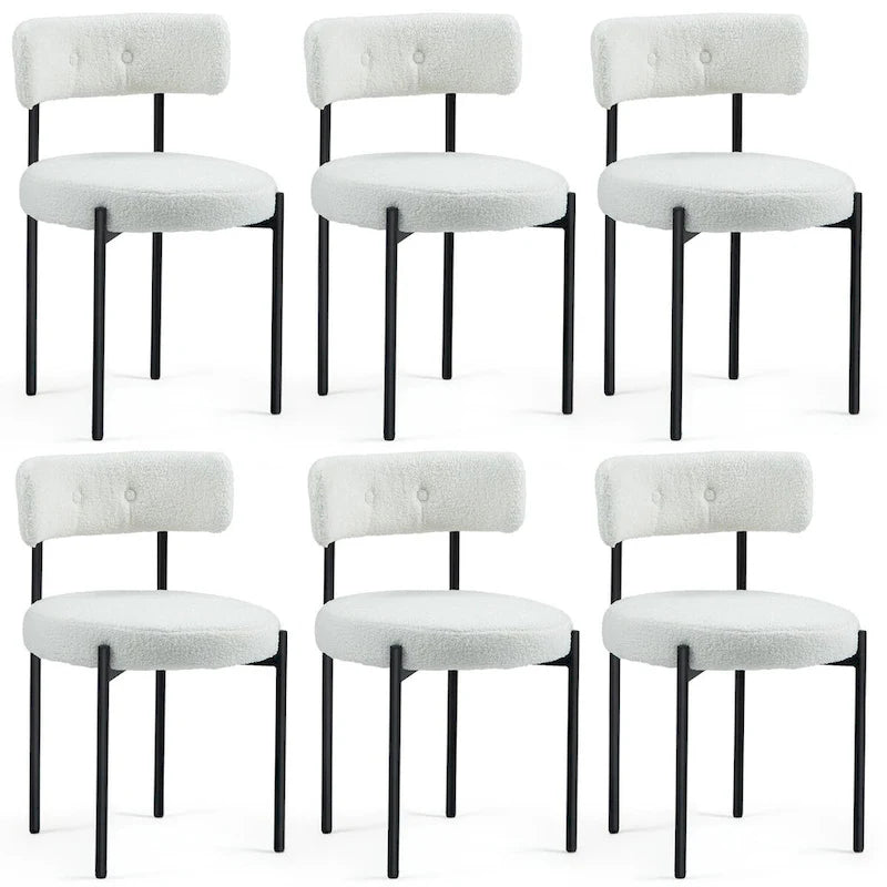 AVAWING Dining Chairs Mid-Century Modern Kitchen Chairs Set of 6