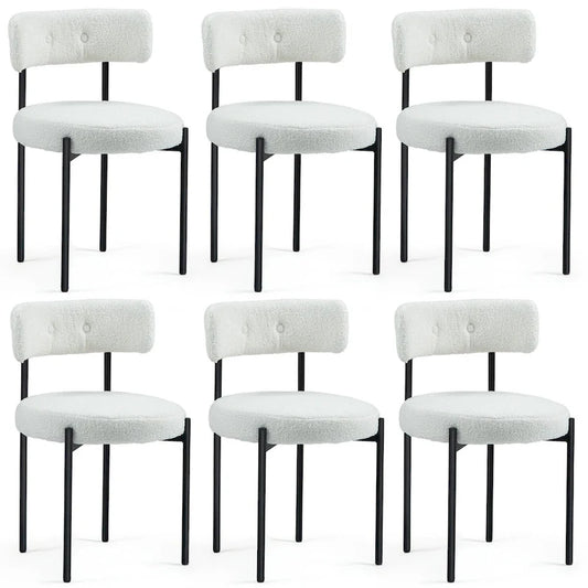 AVAWING Dining Chairs Mid-Century Modern Kitchen Chairs Set of 6