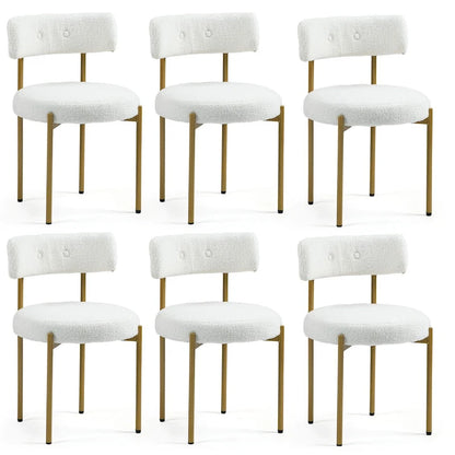 AVAWING Dining Chairs Mid-Century Modern Kitchen Chairs Set of 6