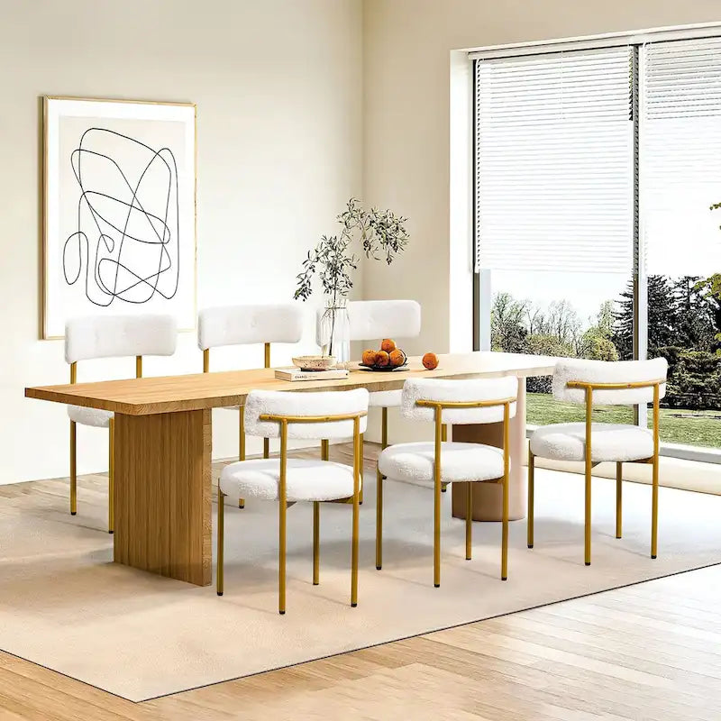 AVAWING Dining Chairs Mid-Century Modern Kitchen Chairs Set of 6