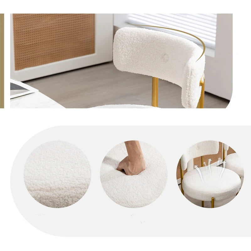 AVAWING Dining Chairs Mid-Century Modern Kitchen Chairs Set of 6