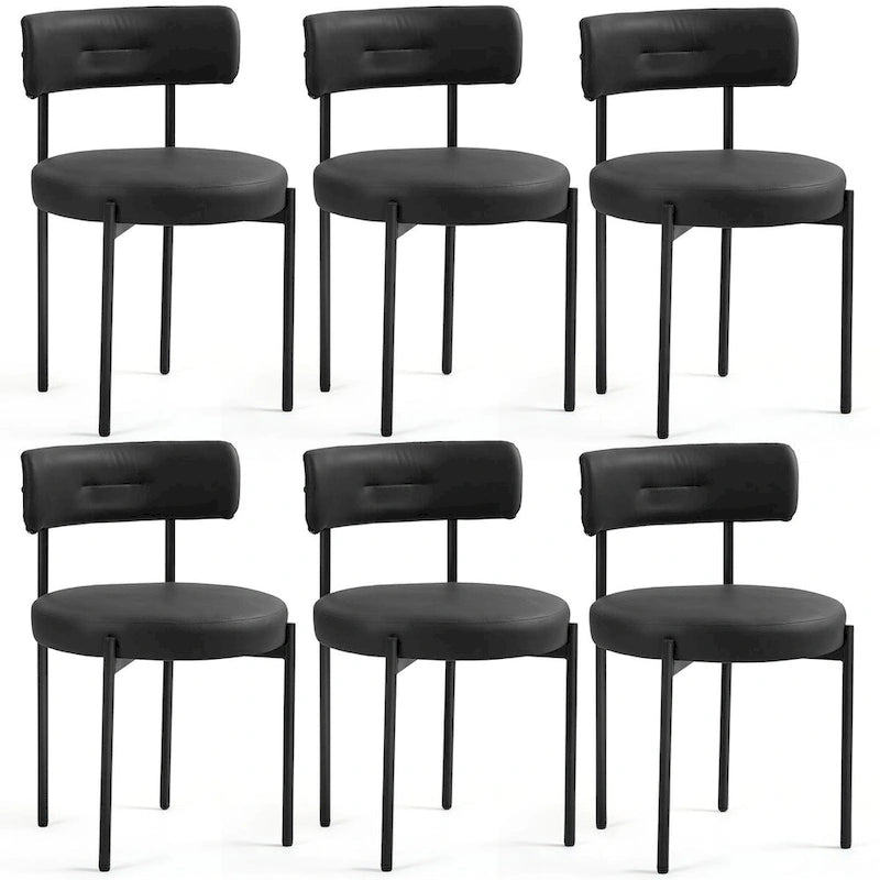 AVAWING Dining Chairs Mid-Century Modern Kitchen Chairs Set of 6