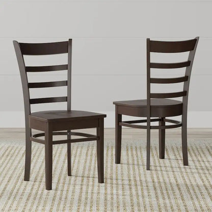 5-Piece Dining Set, 42 Round Drop-Leaf Table and Slat Back Chairs
