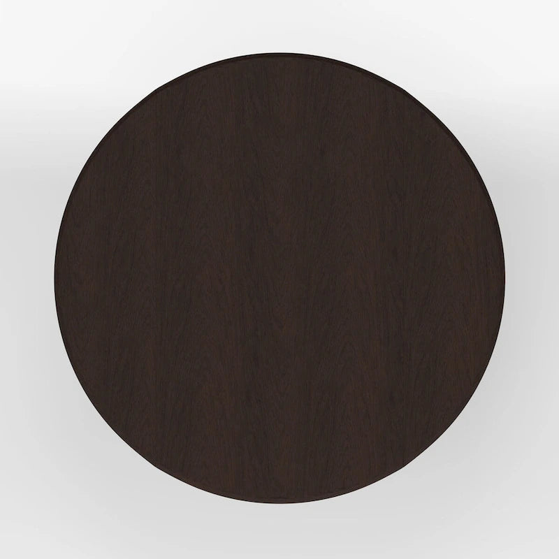 5-Piece Dining Set, 42 Round Drop-Leaf Table and Slat Back Chairs