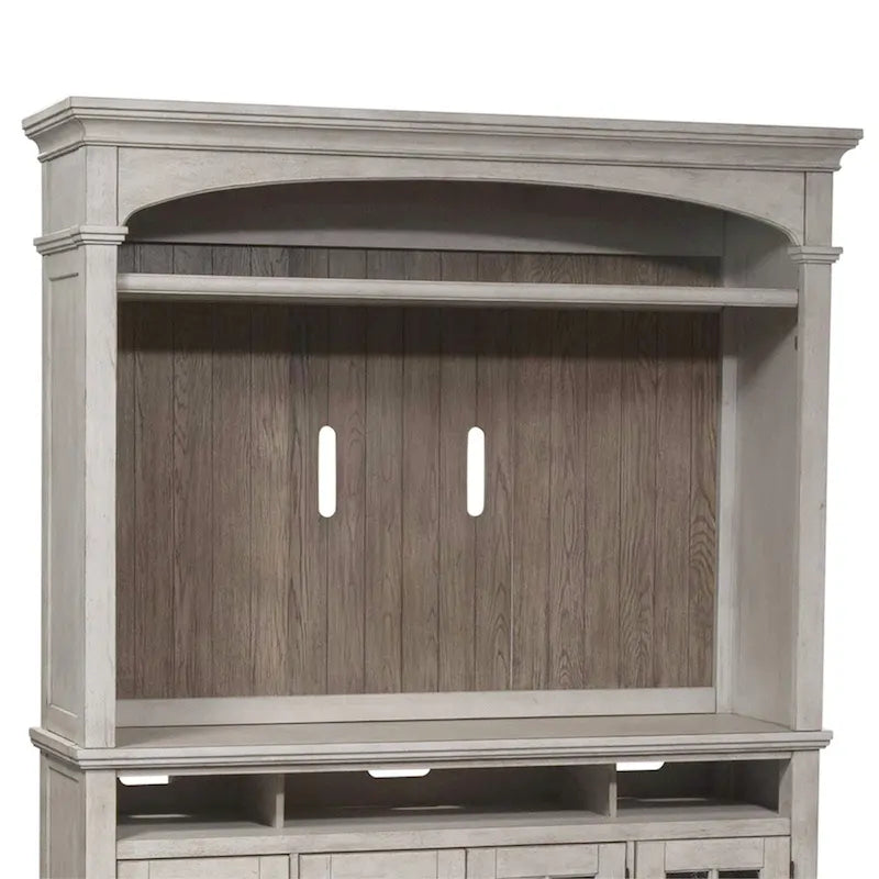 Heartland Antique White Tobacco Entertainment Center