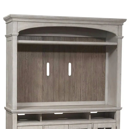 Heartland Antique White Tobacco Entertainment Center