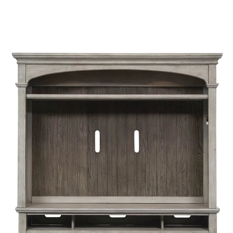 Heartland Antique White Tobacco Entertainment Center