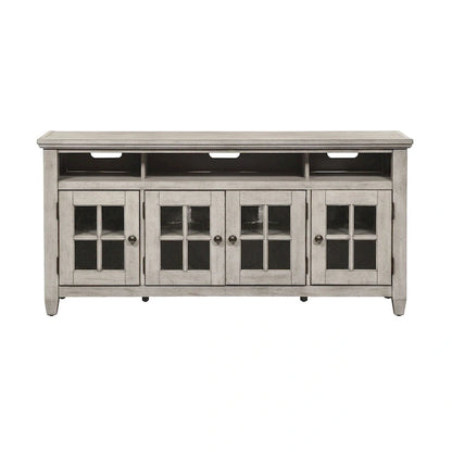 Heartland Antique White Tobacco Entertainment Center