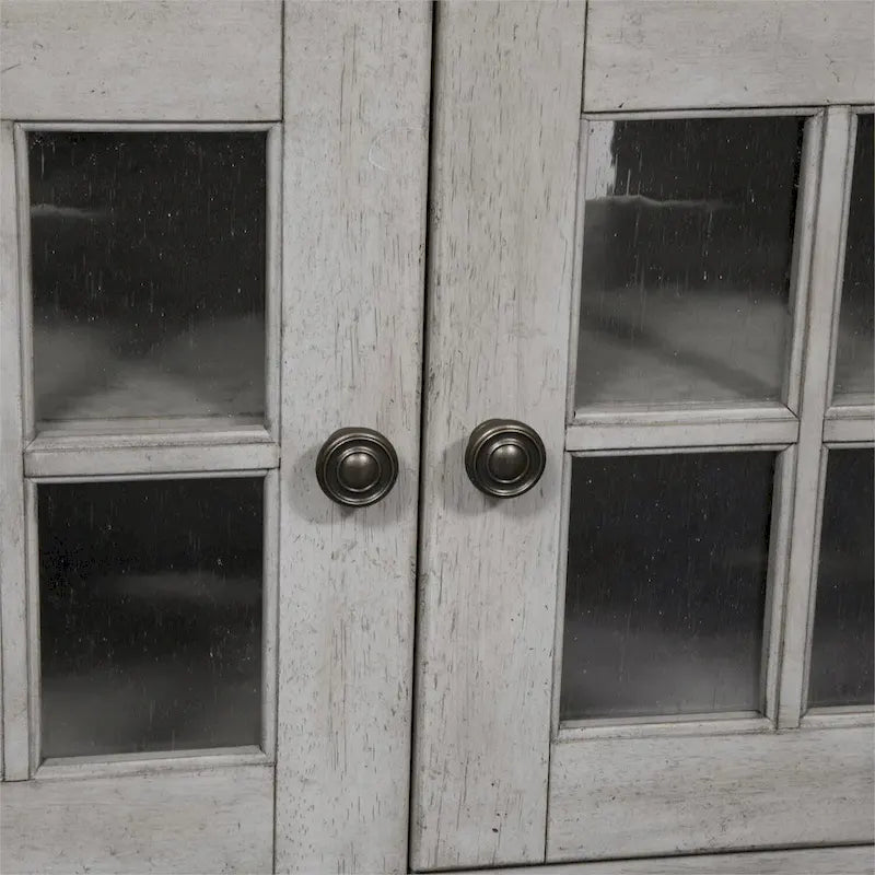 Heartland Antique White Tobacco Entertainment Center