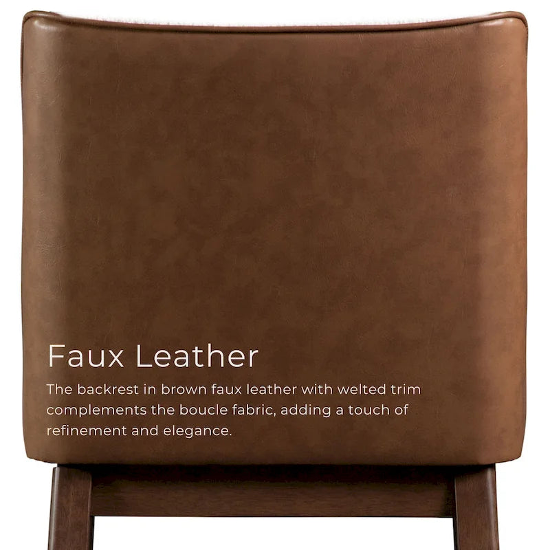 Furniture of America Beau III Mid-century 2-Pack Wingback Dining Chair Set