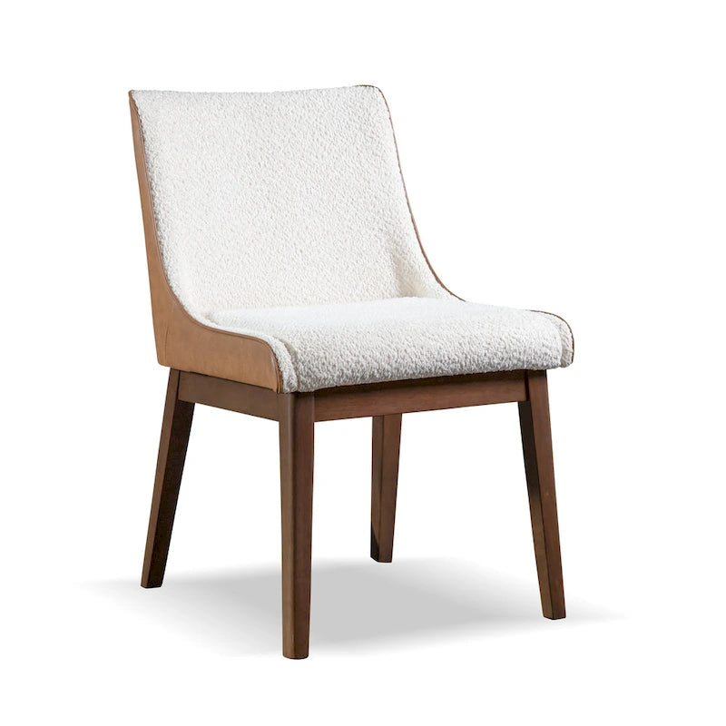 Furniture of America Beau III Mid-century 2-Pack Wingback Dining Chair Set