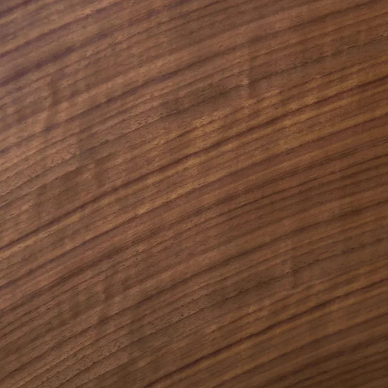 Furniture of America Beau I Mid-century 2-Pack Walnut Dining Chair Set with Boucle Seats