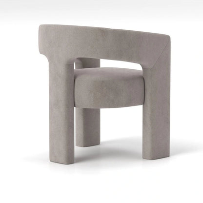 SEYNAR Modern Glam Velvet Upholstered Dining Chair, Open-Back Accent Chair Set of 6