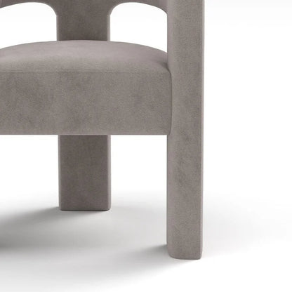 SEYNAR Modern Glam Velvet Upholstered Dining Chair, Open-Back Accent Chair Set of 6