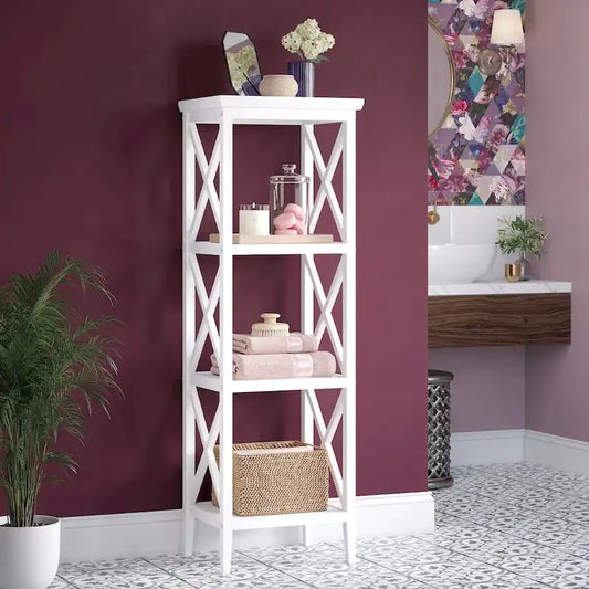 La Crosse 54 Storage Tower - White