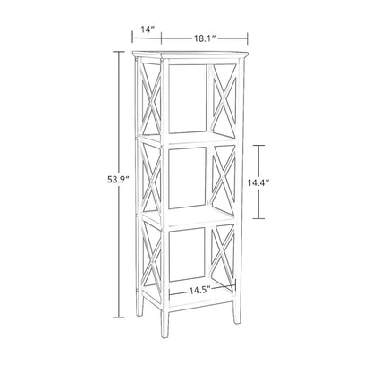 La Crosse 54 Storage Tower - White