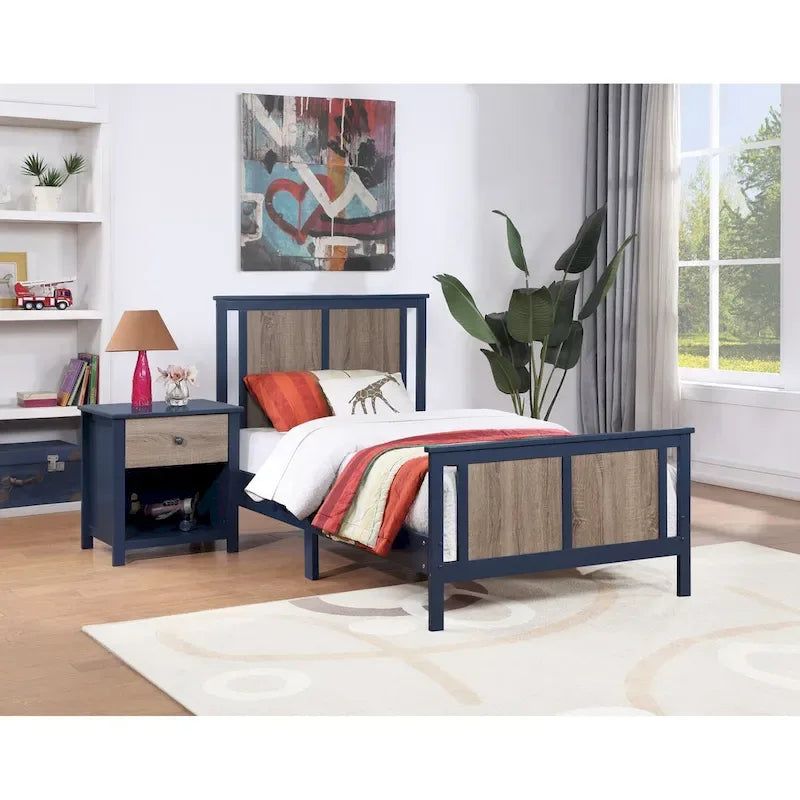 Olive & Opie Connelly Reversible Panel Twin Bed