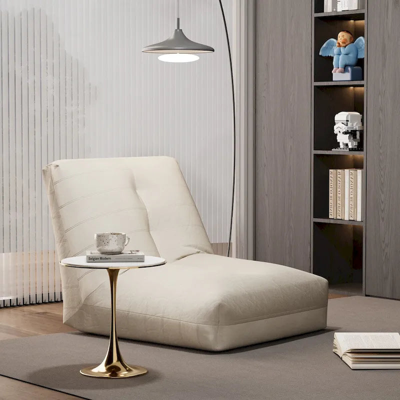 Mieres Bean Bag Chair, Lazy Floor Sofa Couch, Corner Bean Bag Chair for Adults, Tatami Sofa with Sponge Filling