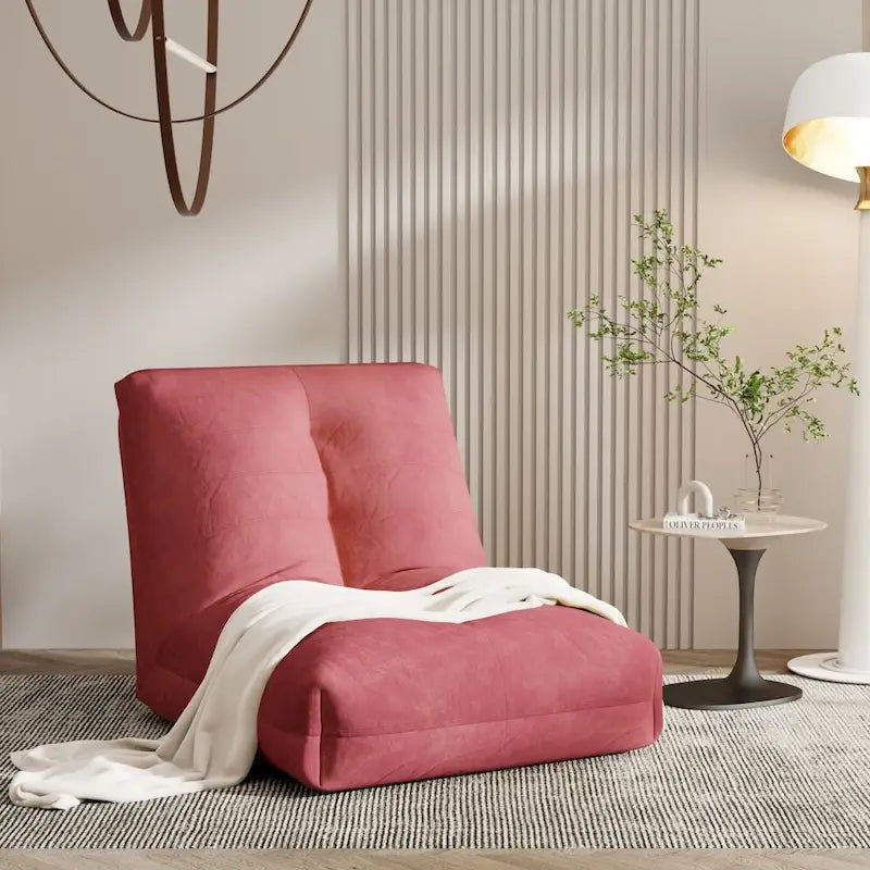 Mieres Bean Bag Chair, Lazy Floor Sofa Couch, Corner Bean Bag Chair for Adults, Tatami Sofa with Sponge Filling