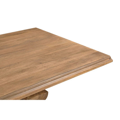 Willow Solid Wood Double Pedestal Dining Table