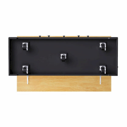 53 Kitchen Island with Drop Leaf, Power Outlet, Rolling Cart, and Storage Racks